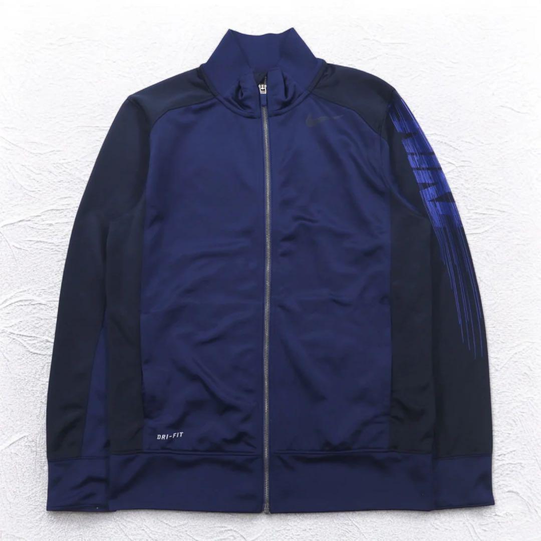 NIKE トラックジャケット ジャージ S ネイビー スウォッシュ