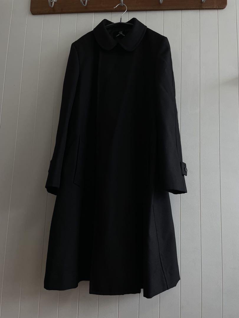 m-070tricot COMMEdesGARCONSコート黒