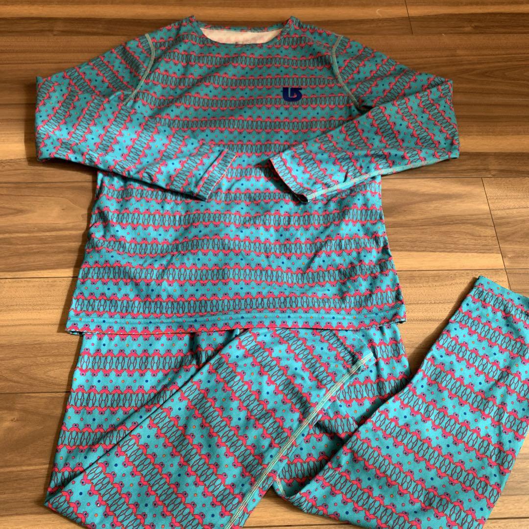 Burton バートンキッズ　ファーストレイヤー上下セット