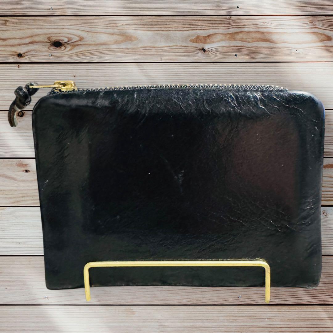 PORTER SOAK ソーク 二つ折り財布 レザー ブラック