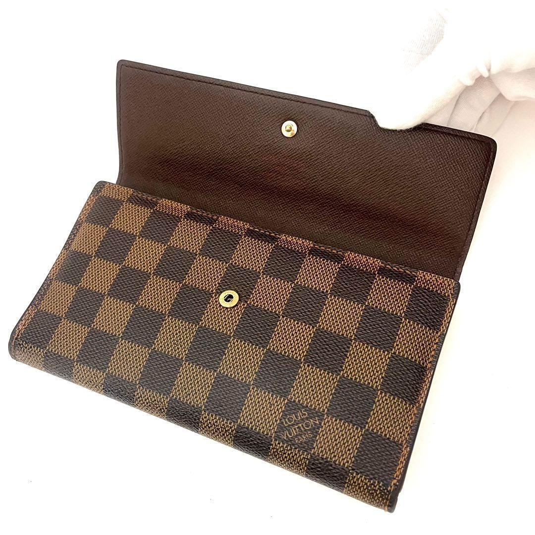 ポルトトレゾールインターナショナル ダミエ LOUISVUITTON 長