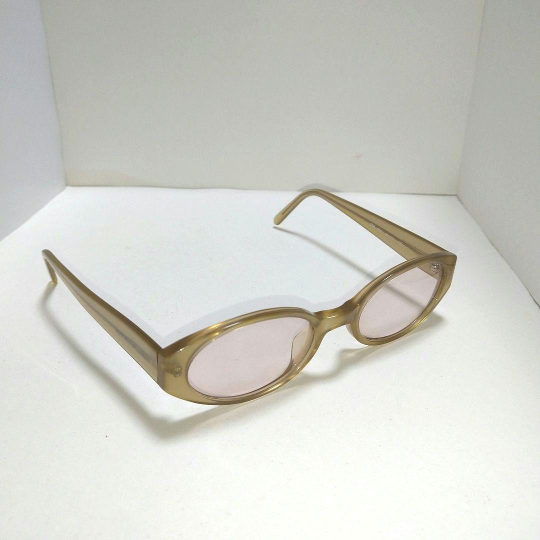✨EMPORIO ARMANI クリアベージュ色 オーバル型 サングラス