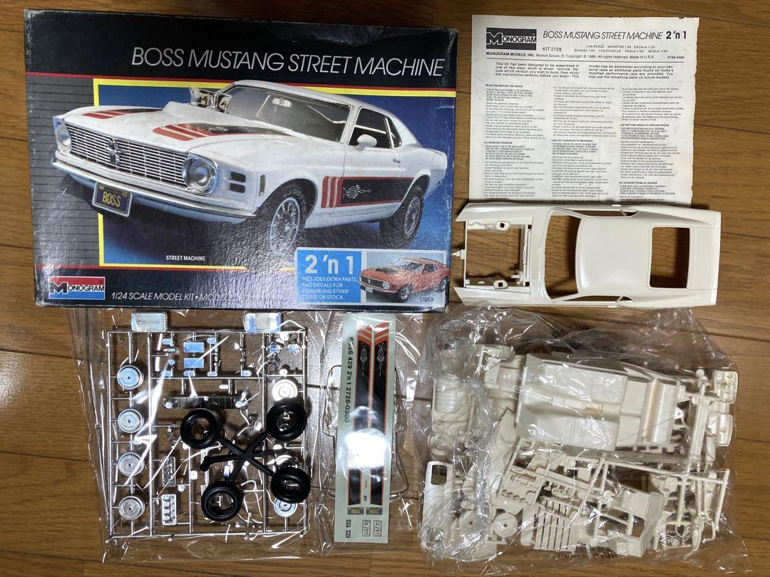 MONOGRAM BOSS MUSTANG 1/24 ビンテージプラモデル