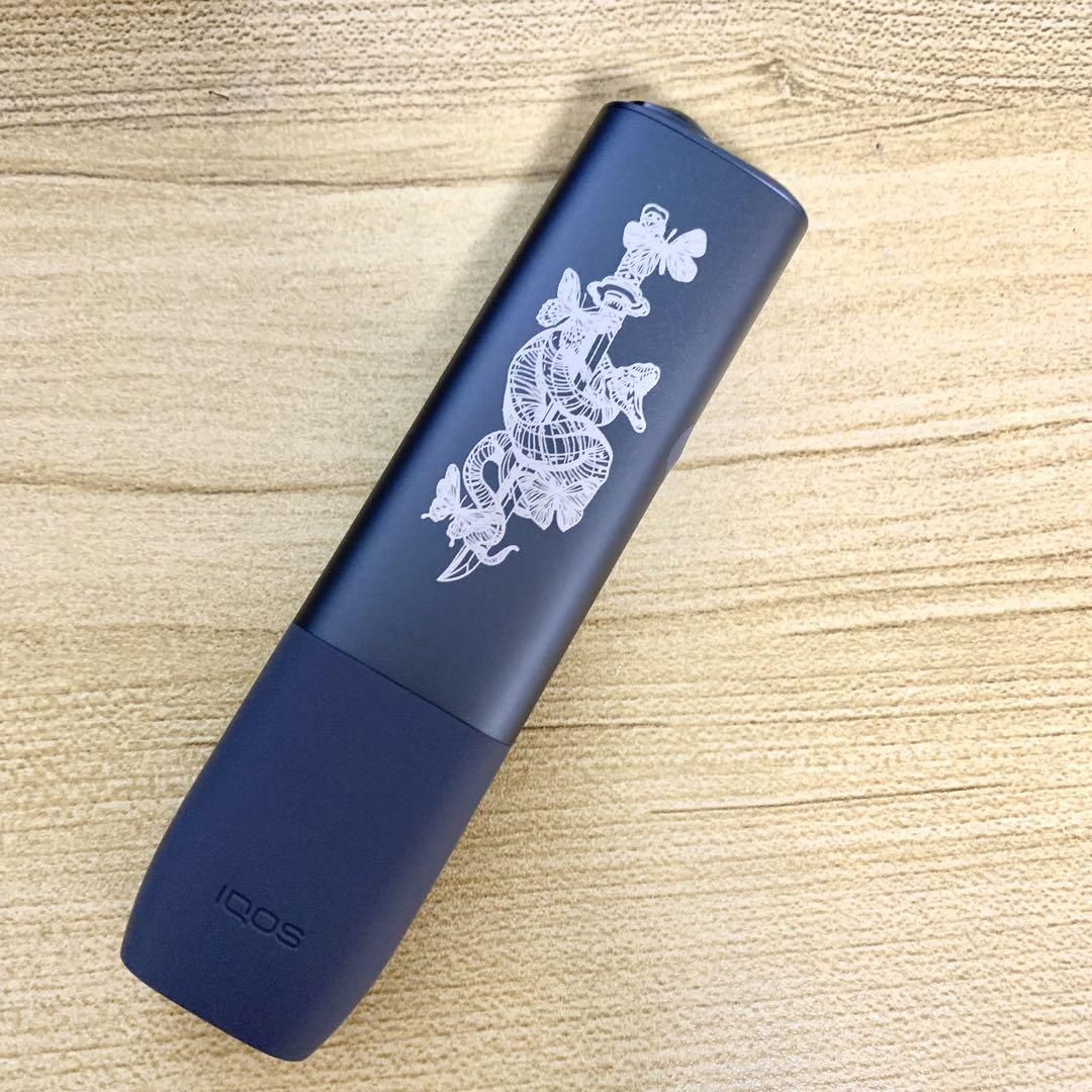 iQOS ILUMA ONE アイコス イルマワン レーザー加工 グレー27番
