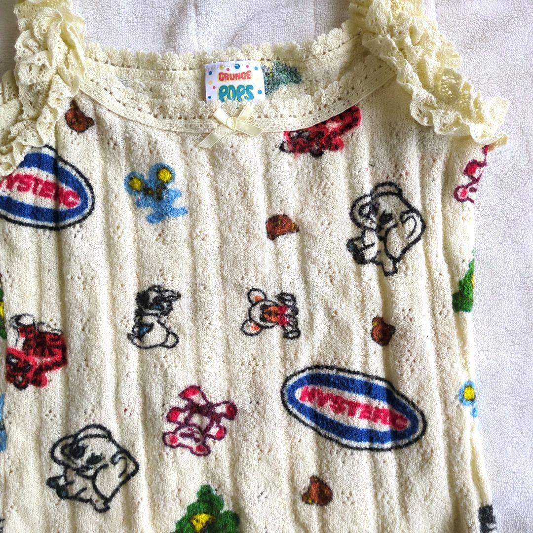お得なセール情報 ヒステリックグラマー キャミソール 希少 初期 90s フリル付き トップス