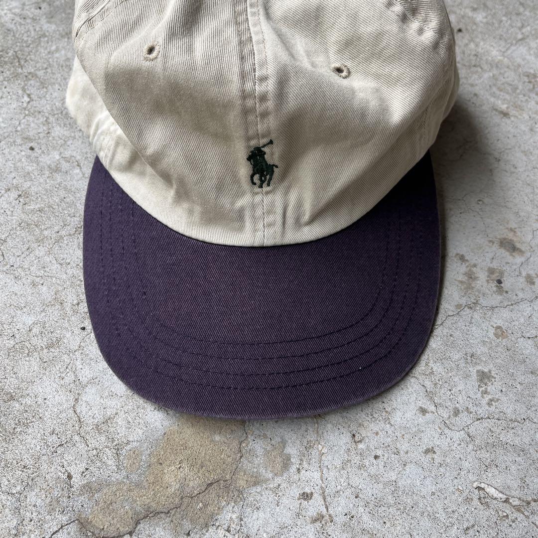 希少 90s Polo by Ralph Lauren 2tone cap