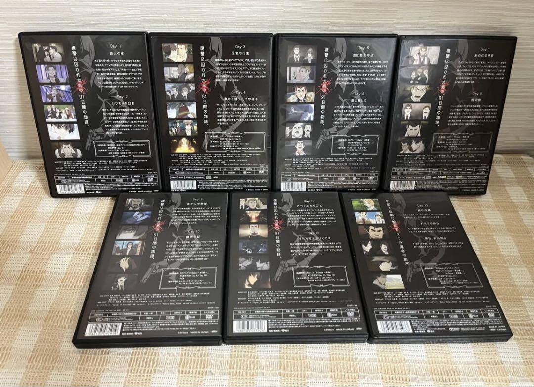 91Days 全7巻セットDVD セル版
