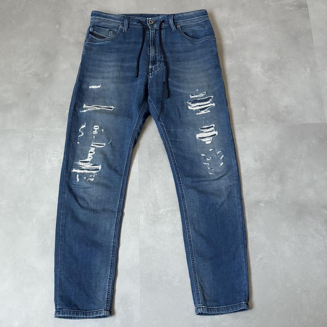 DIESEL ジョグジーンズ 【size28】 ダメージ加工 スウェットデニム
