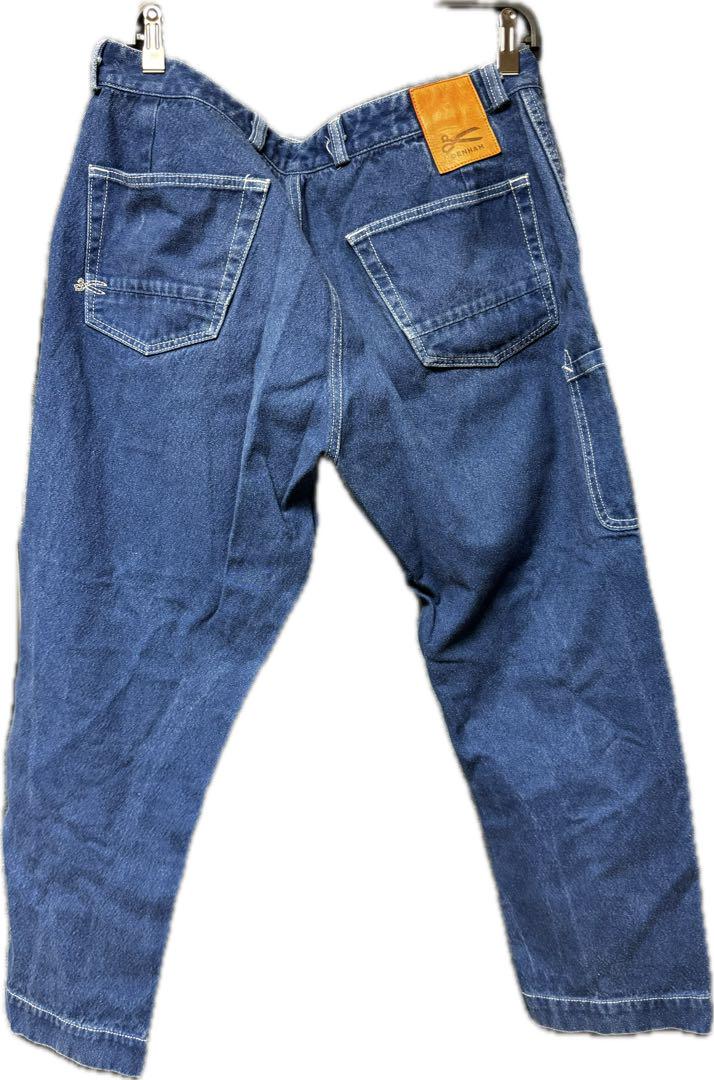 DENHAM ブルー ワークパンツ