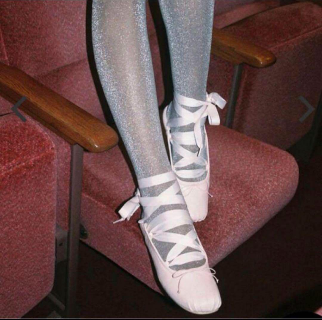未使用✨】bibiy B.ballet shoes レースアップバレエシューズ