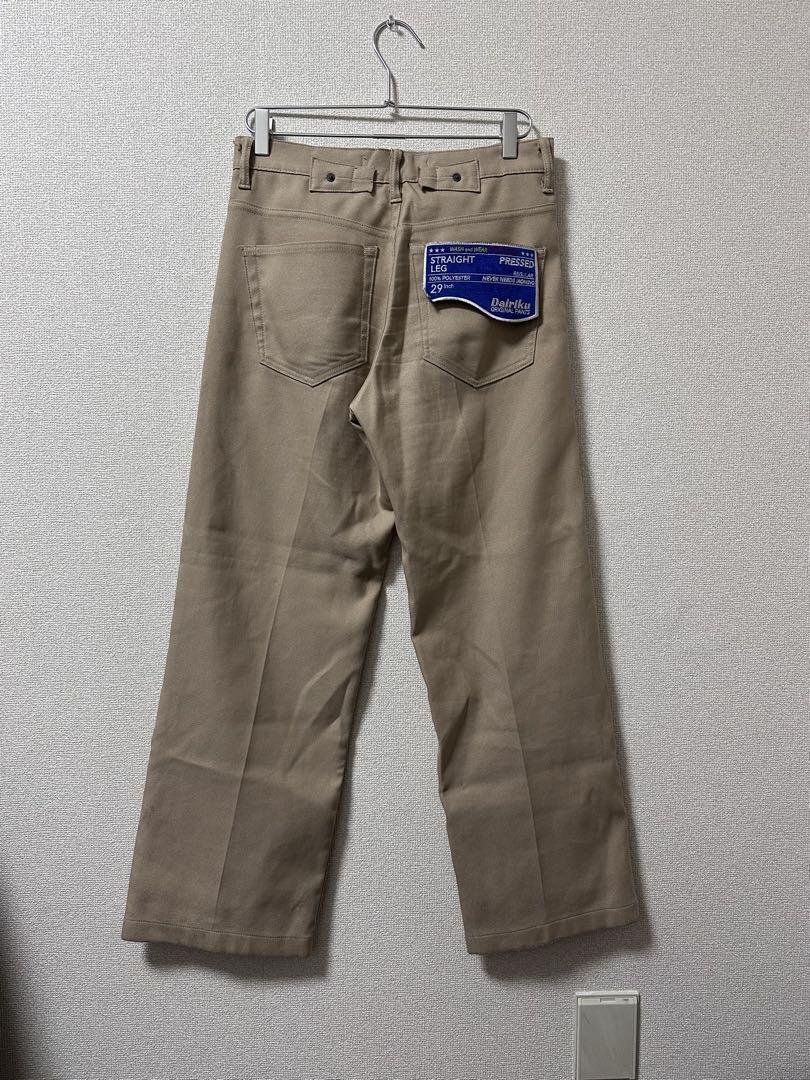 DAIRIKU 2018aw straight pressed pants