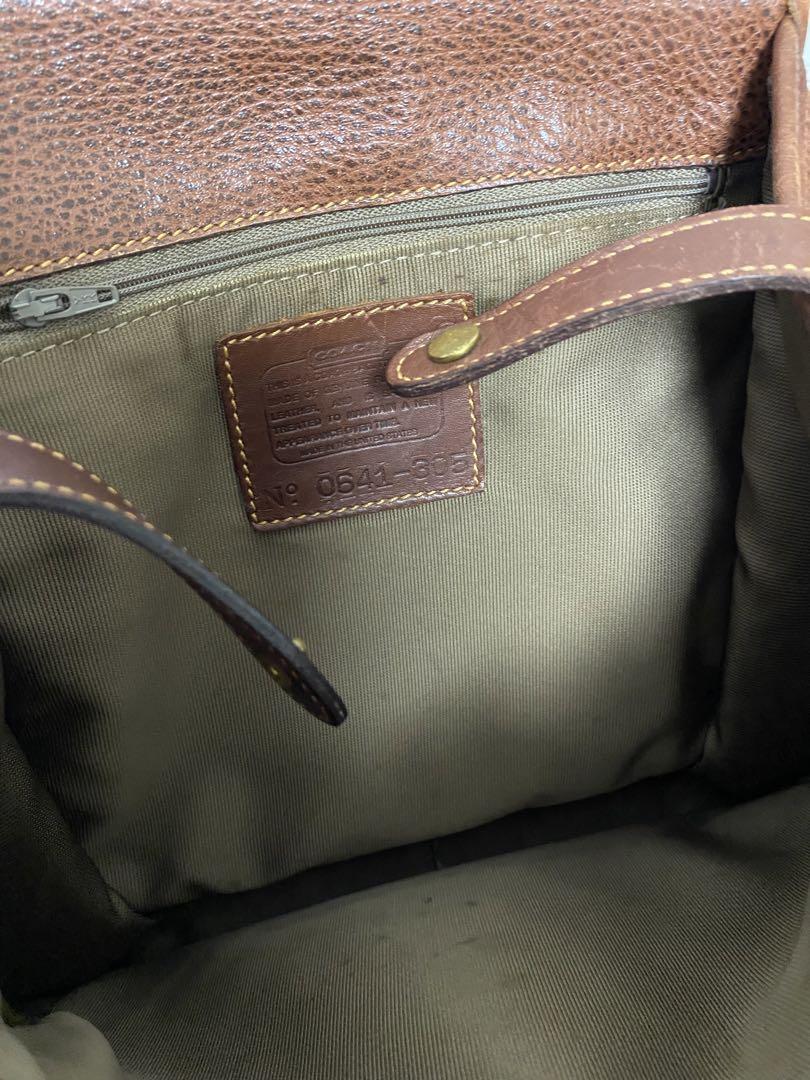 OLD Coach本革リュックサック