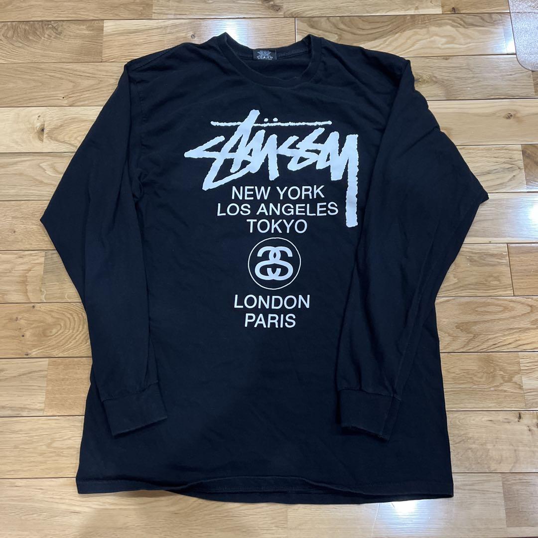 Stussy ロンT ブラック　L