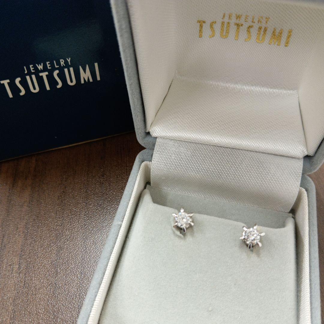 PT900 クロス ダイヤモンド ピアス（470846） ｜ women