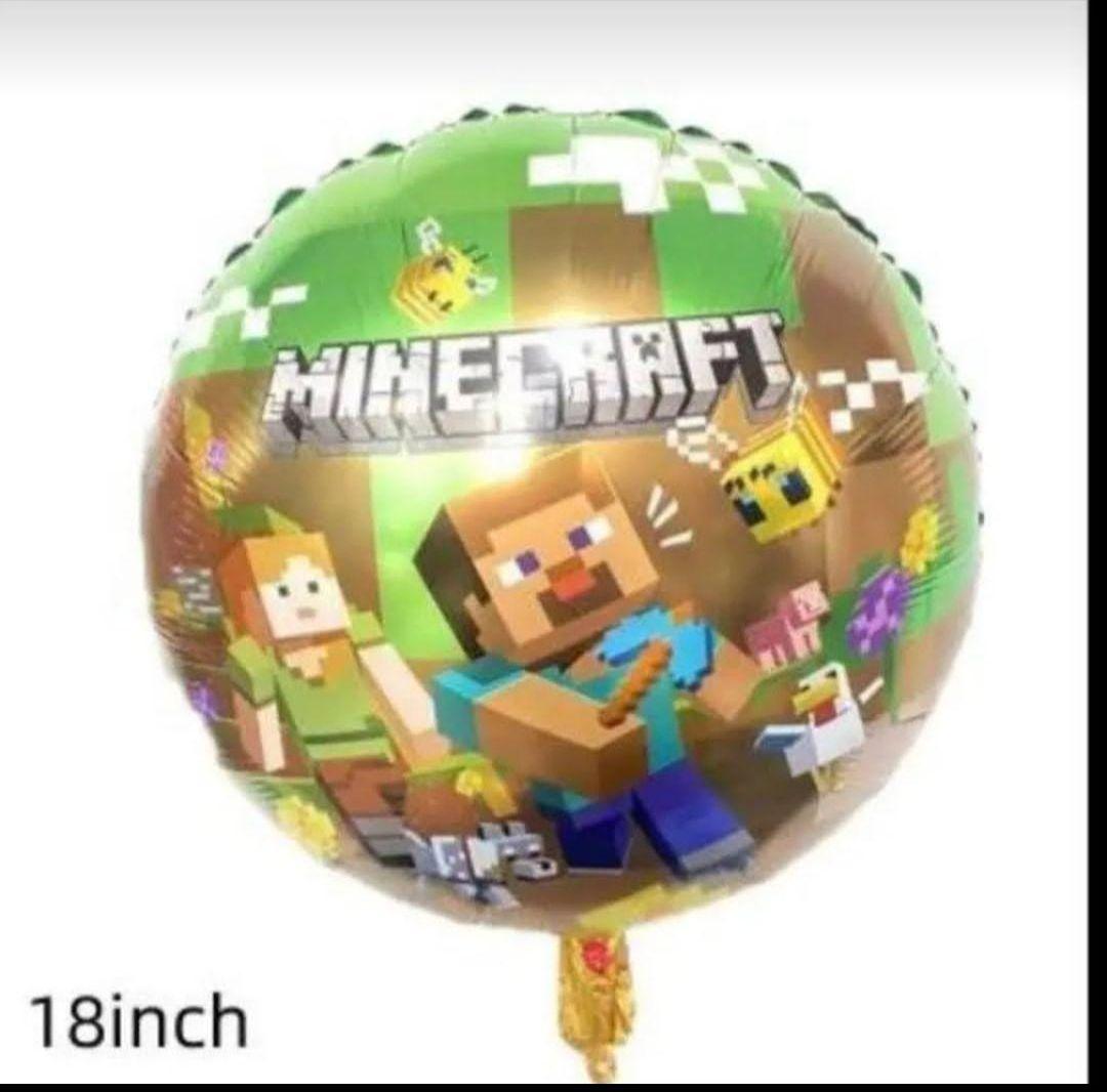 超歓迎 誕生日 マインクラフト 丸バルーン３点 セット Medeotpropiedades Com Ar