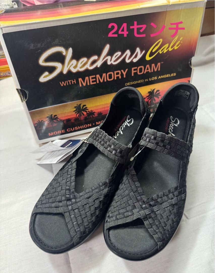 SKECHERS - スケッチャーズ サンダル 38472 ウェッジソール
