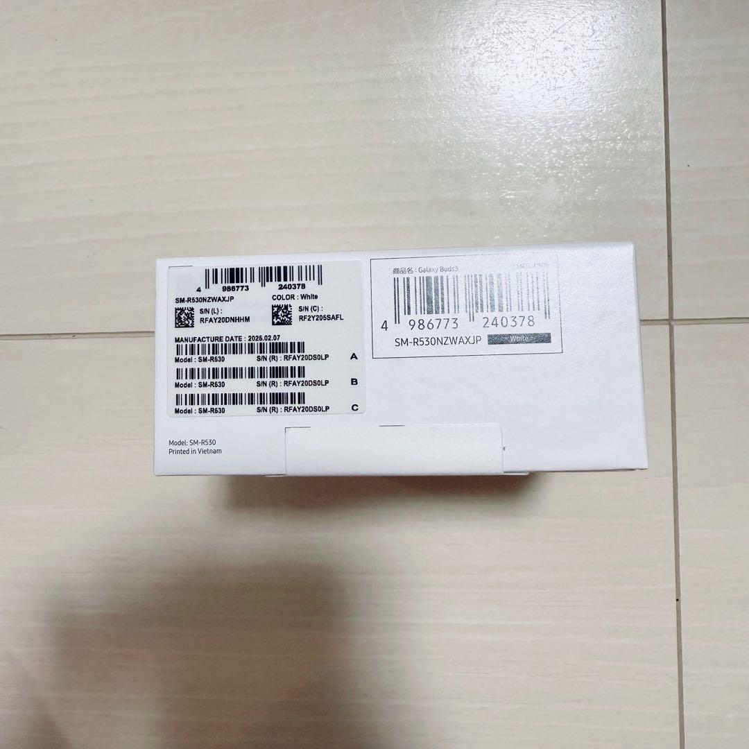 Samsung Galaxy Buds3 本体 完全新品未開封