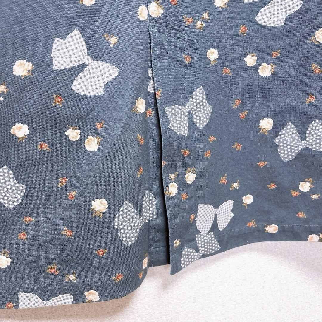 ketty 薔薇 リボン ジャンスカ ワッペン サロペット ワンピース