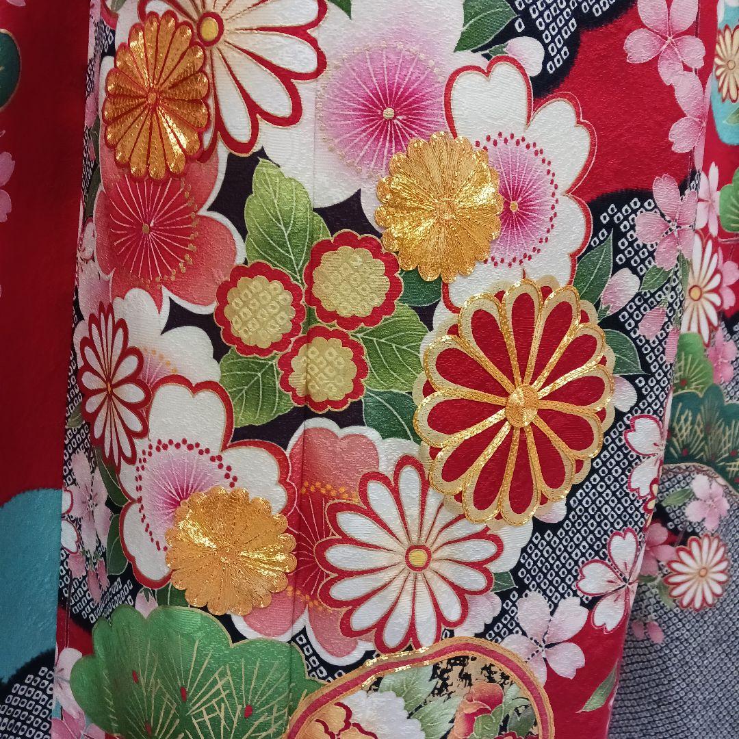 豪華柄　振袖フルセット　金駒刺繍