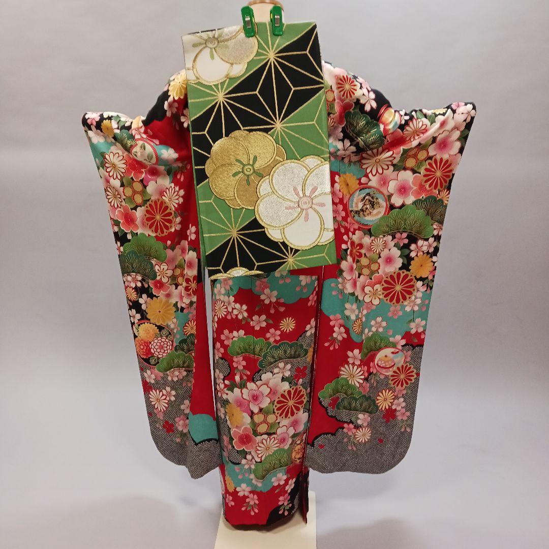 豪華柄　振袖フルセット　金駒刺繍