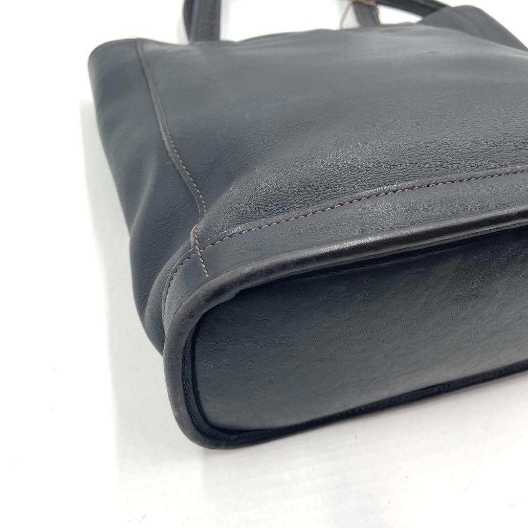 【美品】USA製　オールドコーチ　ショルダーバッグ　グラブタンレザー　ブラック