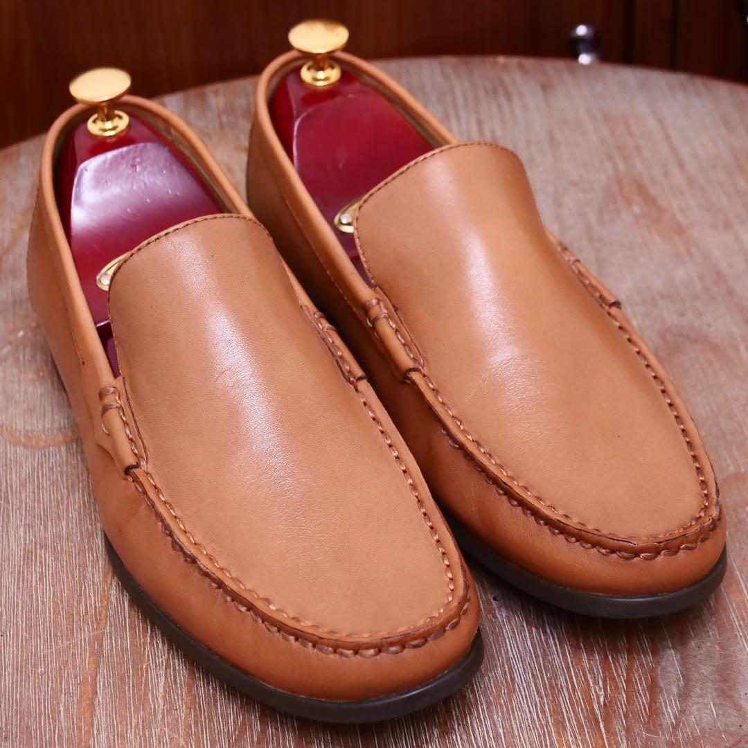 ◆リーガル◆ 【美品】REGAL リーガル ローファー ライトブラウン キャメル 極美品✨【REGAL】リーガル ヴァンプローファー キャメル系 25