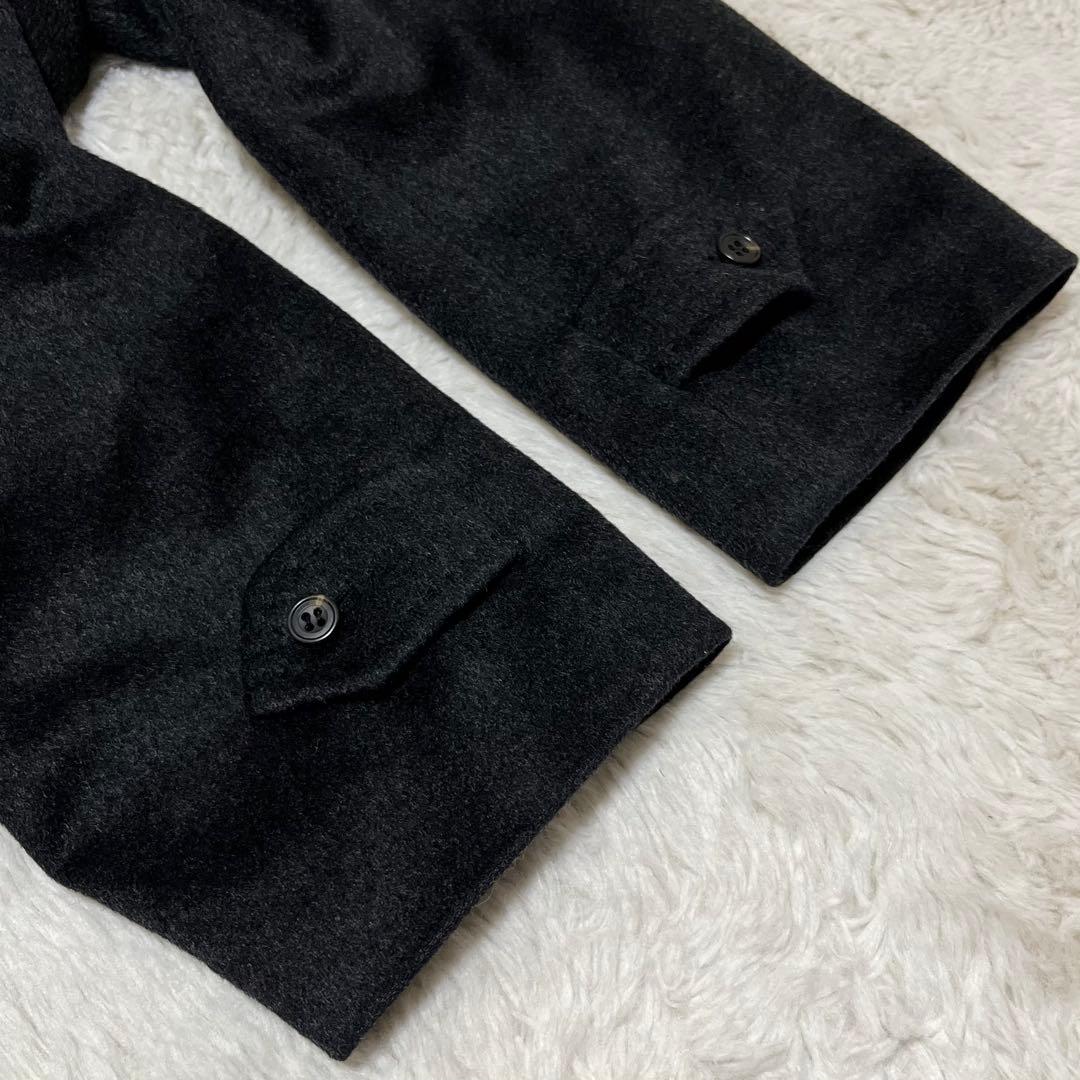 美品 メンズ L&B カシミヤ100% ロングコート ステンカラーコート M L 美品 メンズ L&B カシミヤ100% ロングコート ステンカラーコート M L