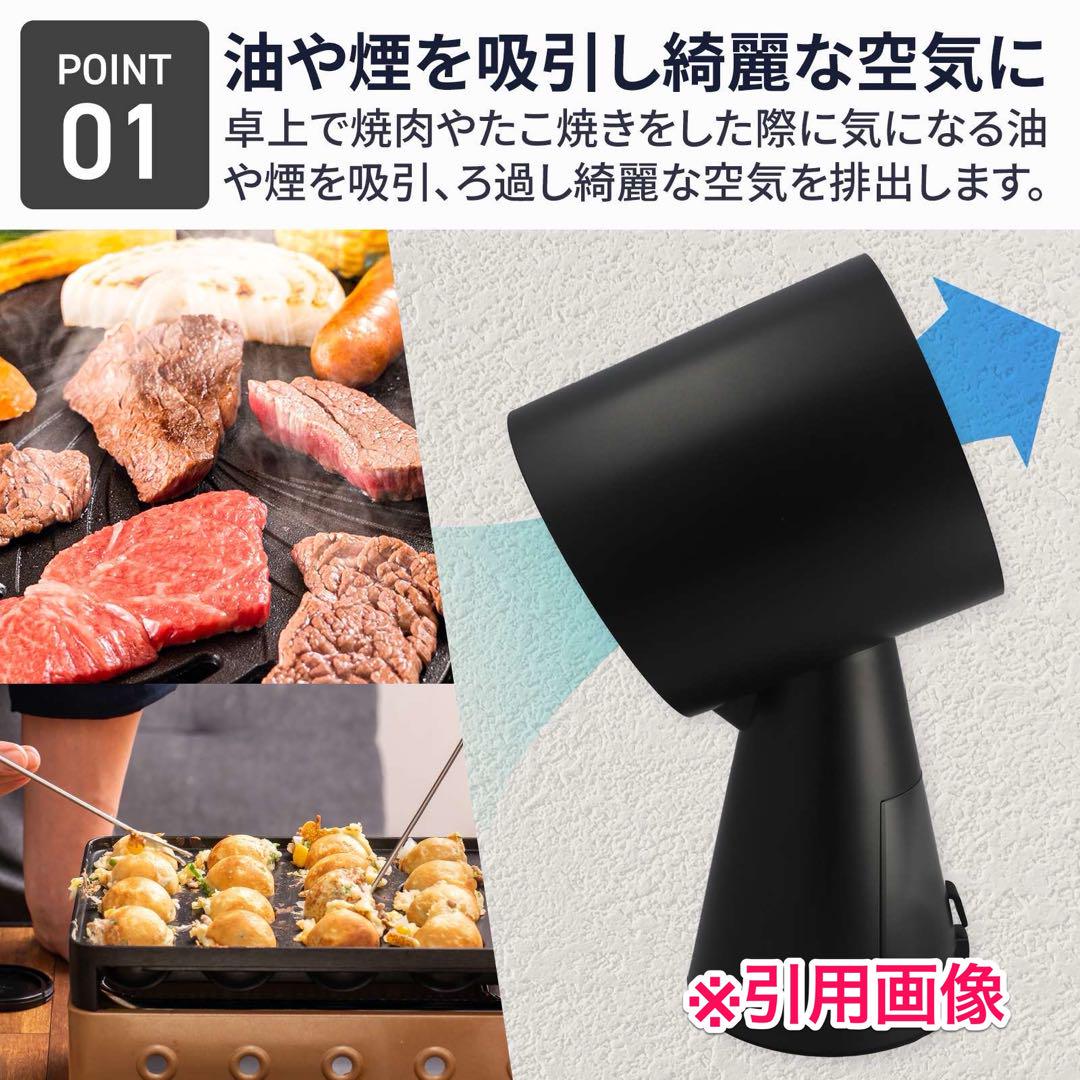 NewBest 卓上レンジフード ホワイト