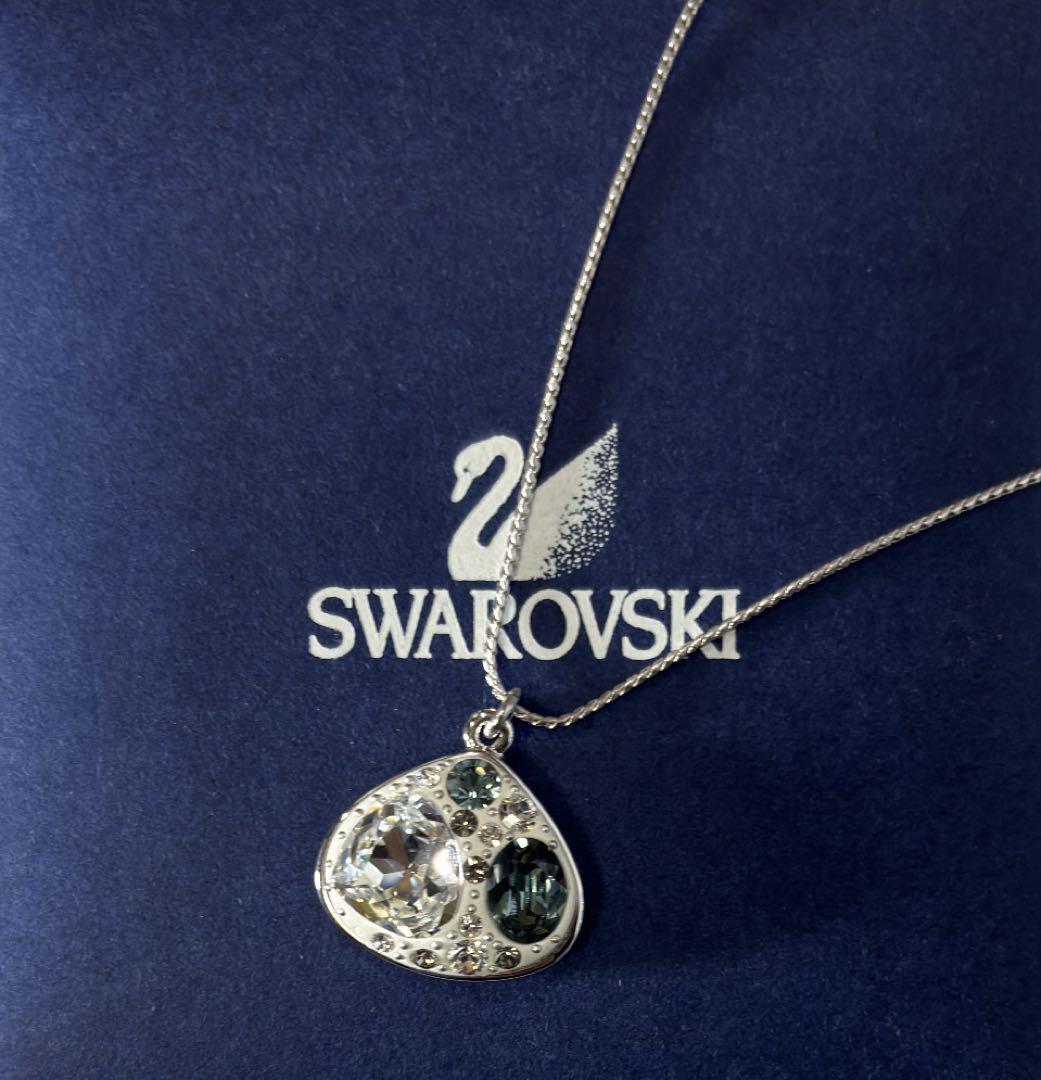 ⭐️新品未使用⭐️SWAROVSKI ネックレス ライトブルー×シルバー