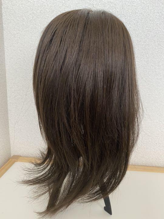 同梱不可】 セミロングスタイル 医療用ウィッグ人毛混 フィットミー - ショートストレート 同梱不可】 セミロングスタイル 医療用ウィッグ人毛混 フィットミー - ショートストレート
