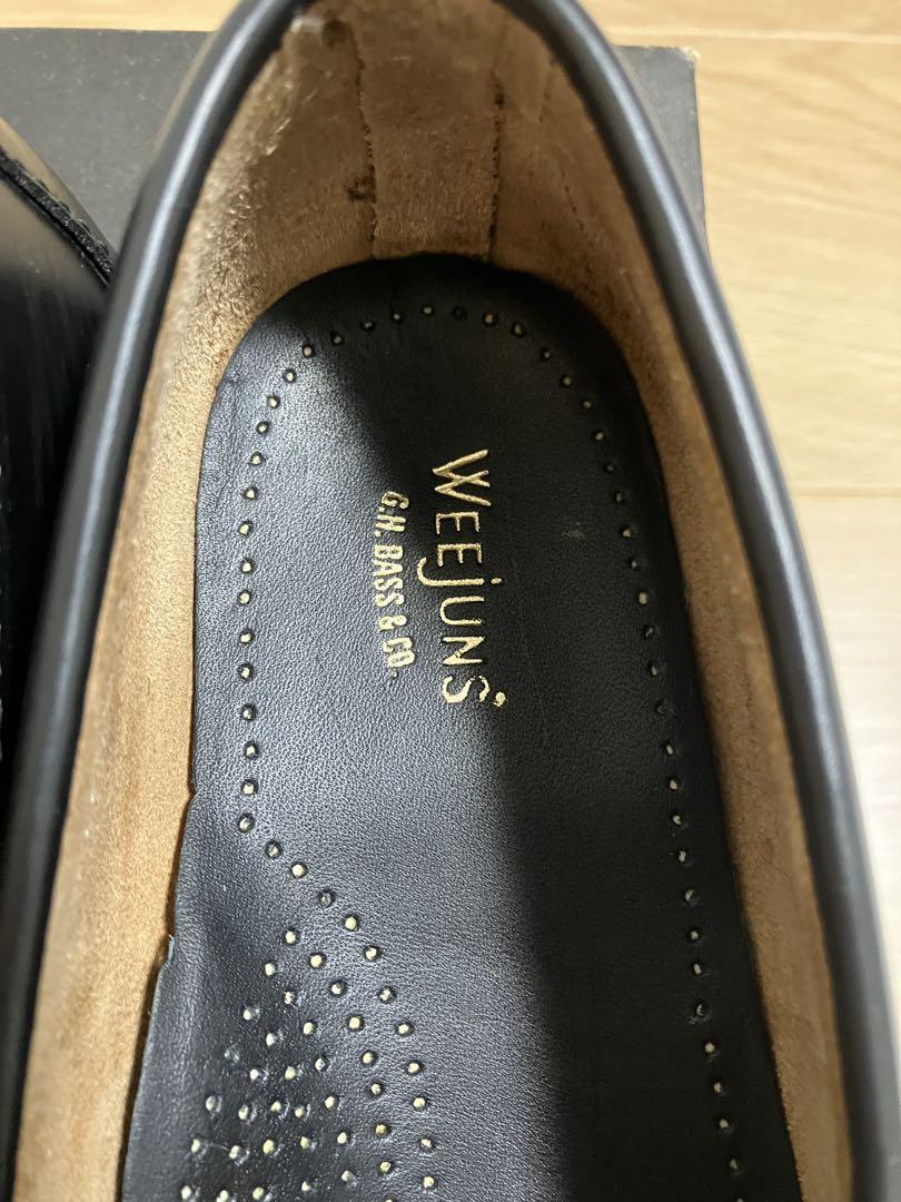 美品　weejuns リボン付きローファー　BLACK
