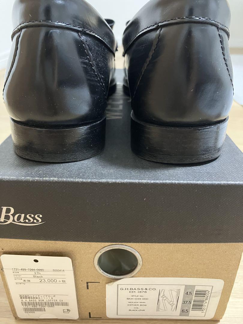 美品　weejuns リボン付きローファー　BLACK