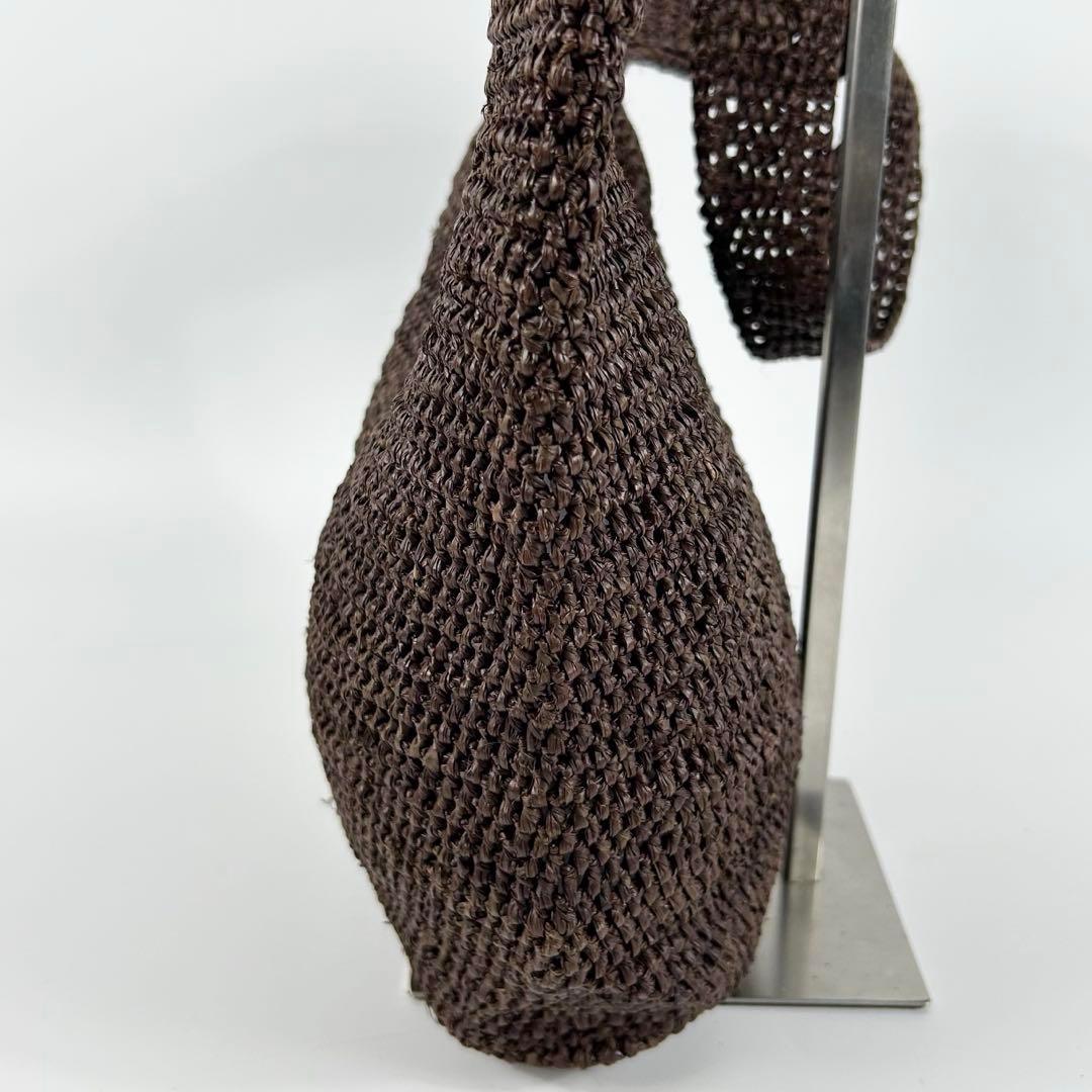 【美品】HELEN KAMINSKI ショルダーバッグ バッグ ラフィア カゴ