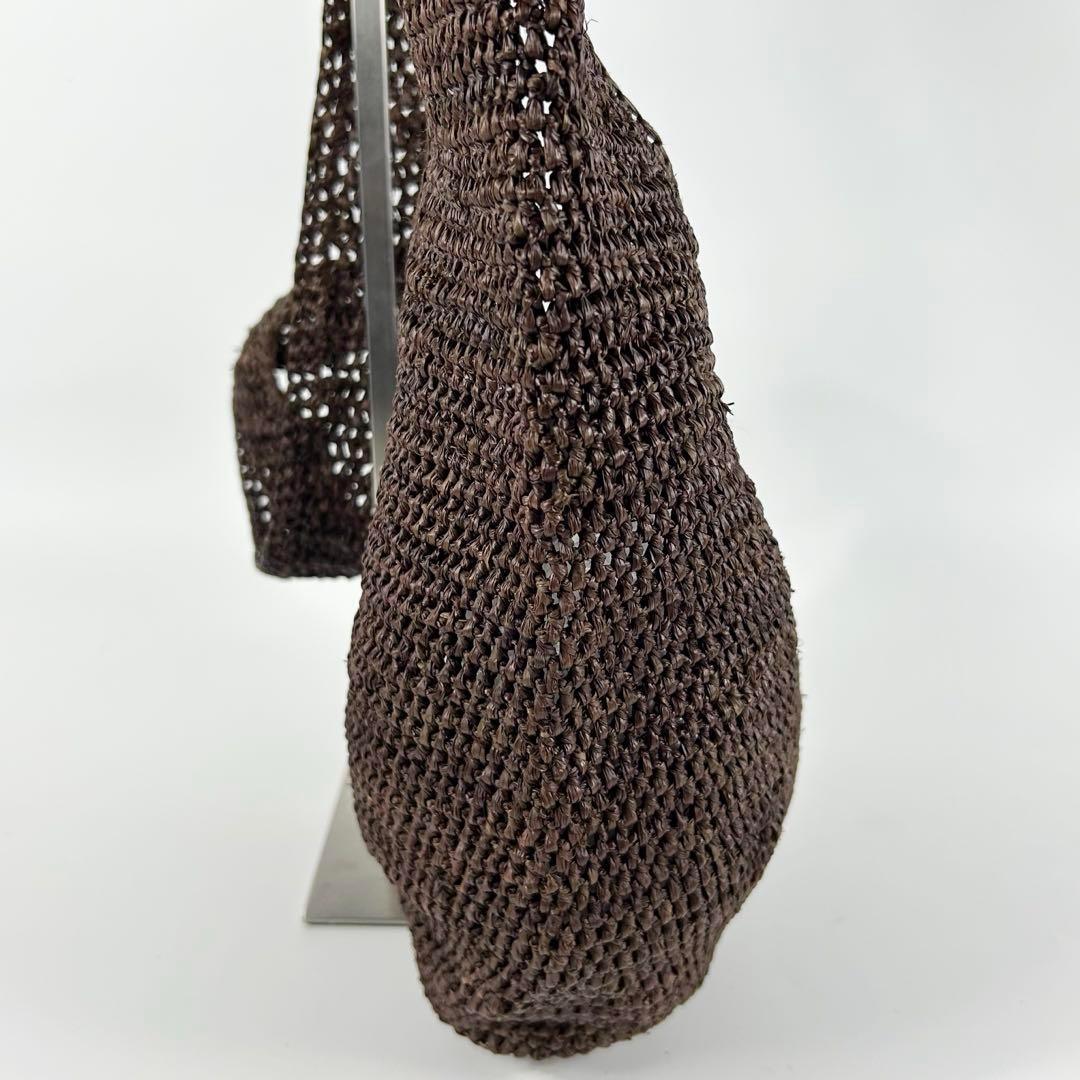 【美品】HELEN KAMINSKI ショルダーバッグ バッグ ラフィア カゴ