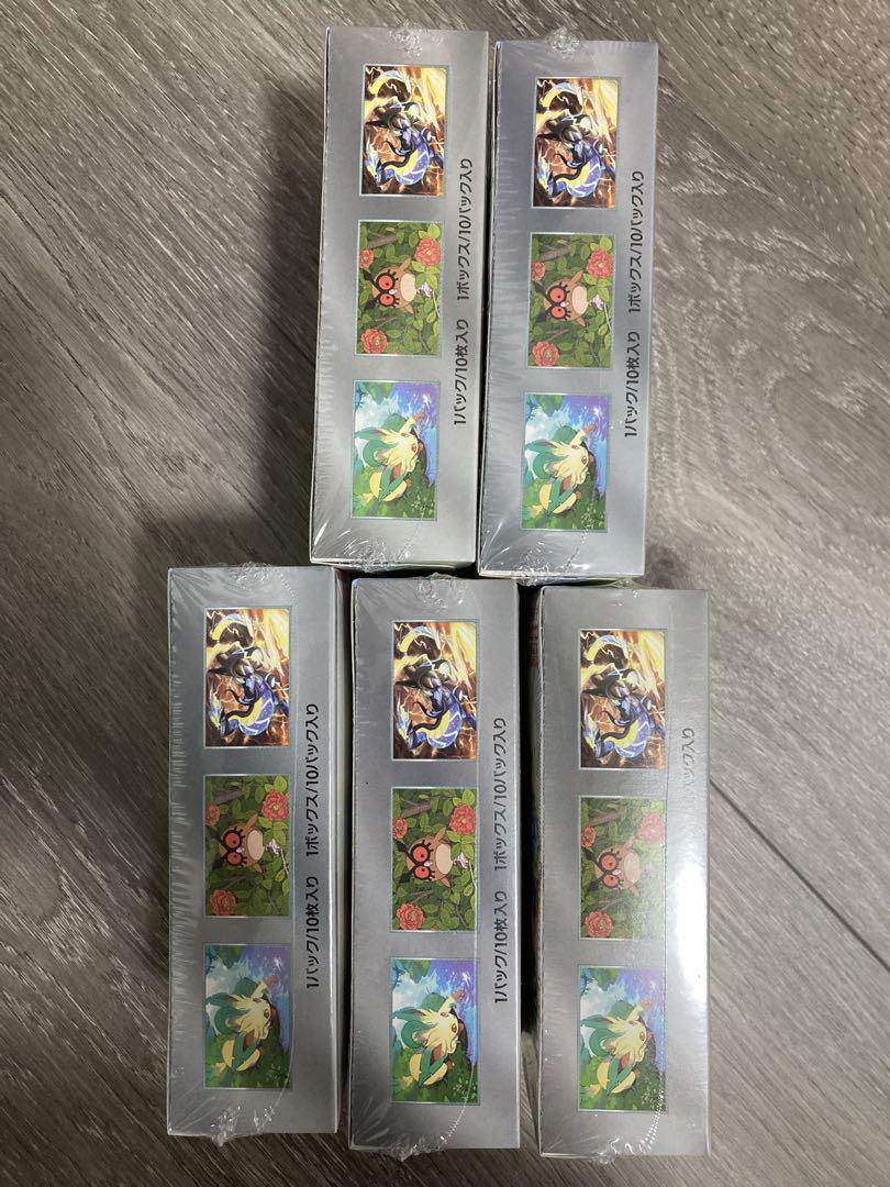 ポケモンカード テラスタルフェスex 5BOX シュリンク付き