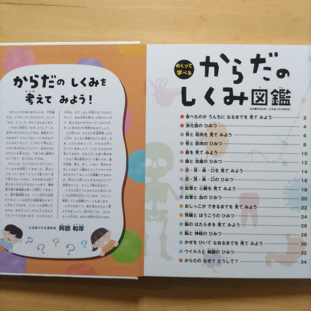 めくって学べる しくみ図鑑 からだ・せかい・てんき・うちゅう 4巻セット