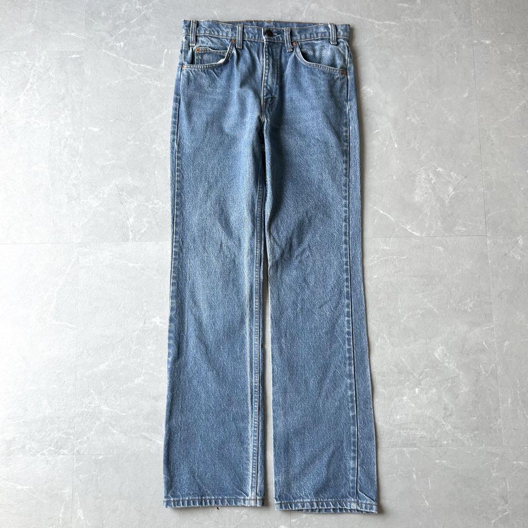 90s USA製 Levi´s517 フレアデニム w32 ブーツカット 古着