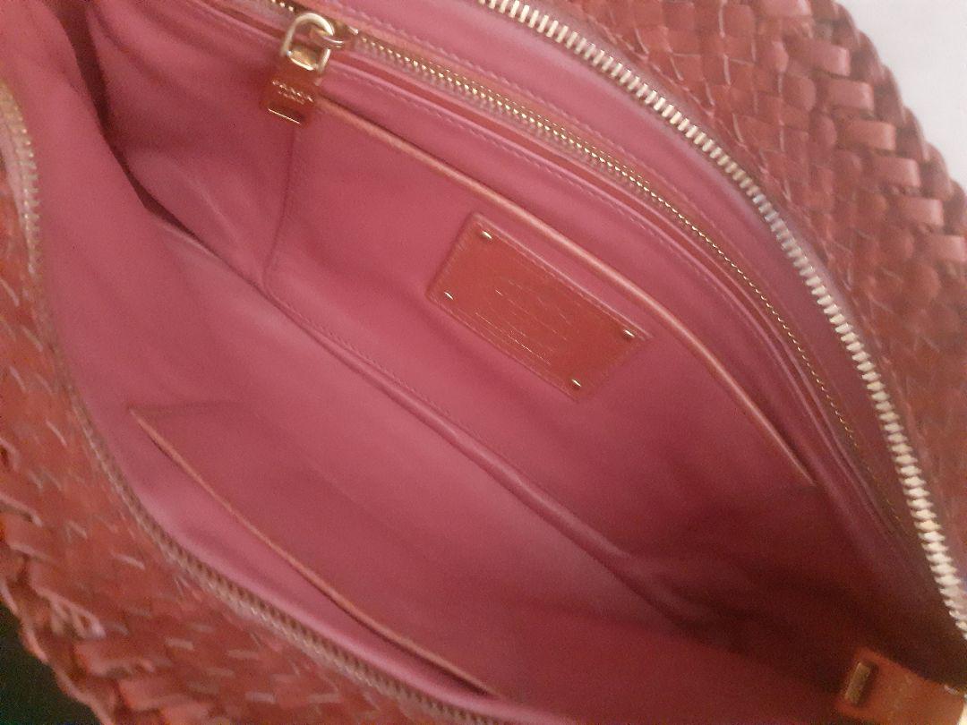 PRADA クラッチバッグ　MADRAS BAG マドラス　レザー　山羊革