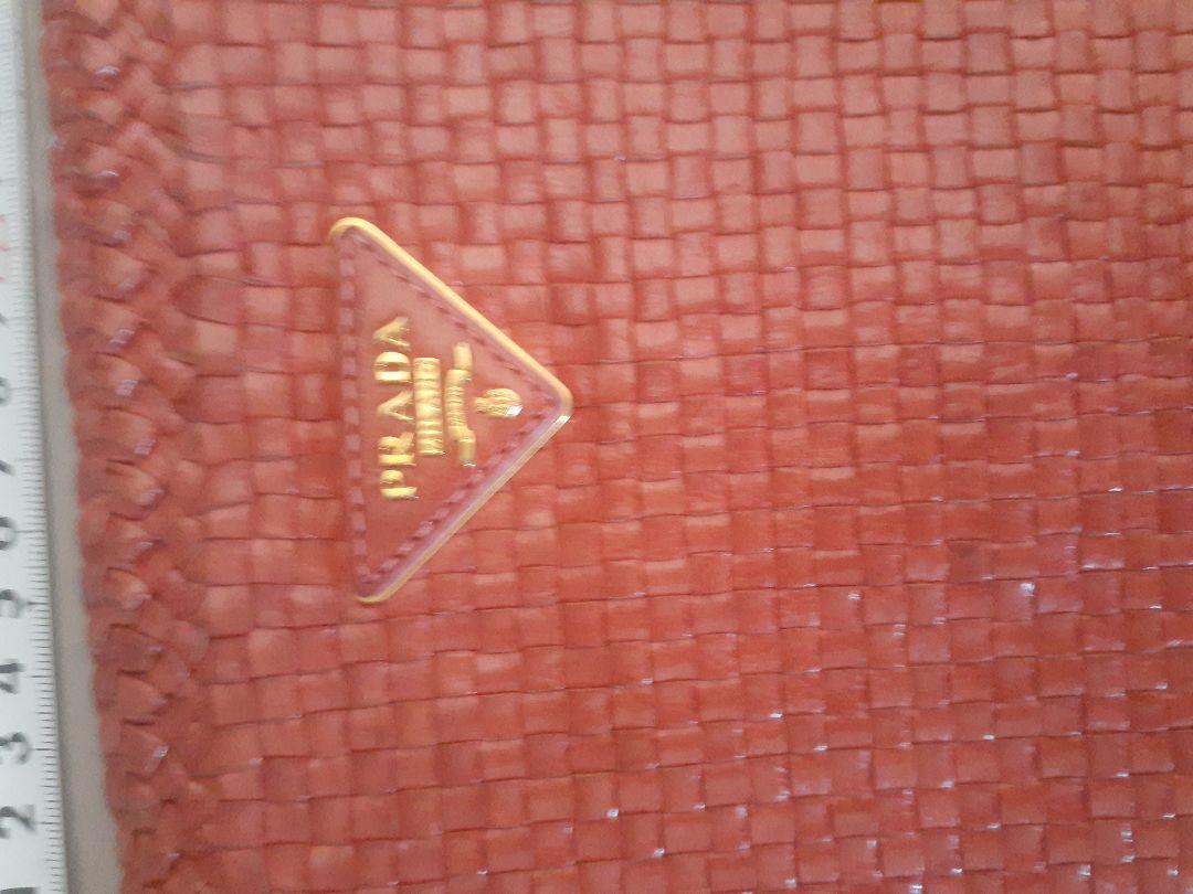 PRADA クラッチバッグ　MADRAS BAG マドラス　レザー　山羊革