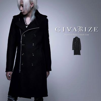 CIVARIZE【シヴァーライズ】ナポレオンライダーストレンチコート ...