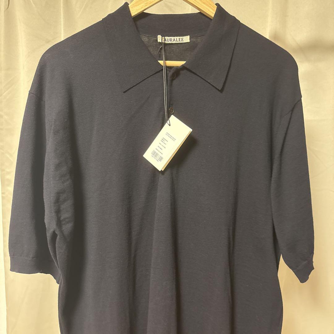 トップス 24SS AURALEE 'Super High Gauze POLO'