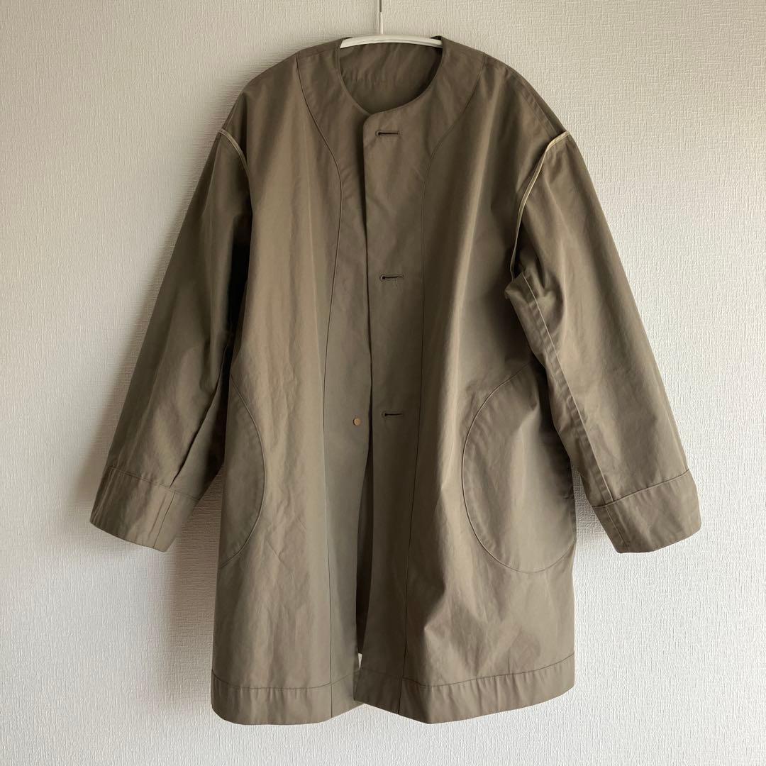 ARTS&SCIENCE アーツ&サイエンス ノーカラーコート ジャケット ARTS&SCIENCE アーツ&サイエンス ノーカラーコート ジャケット