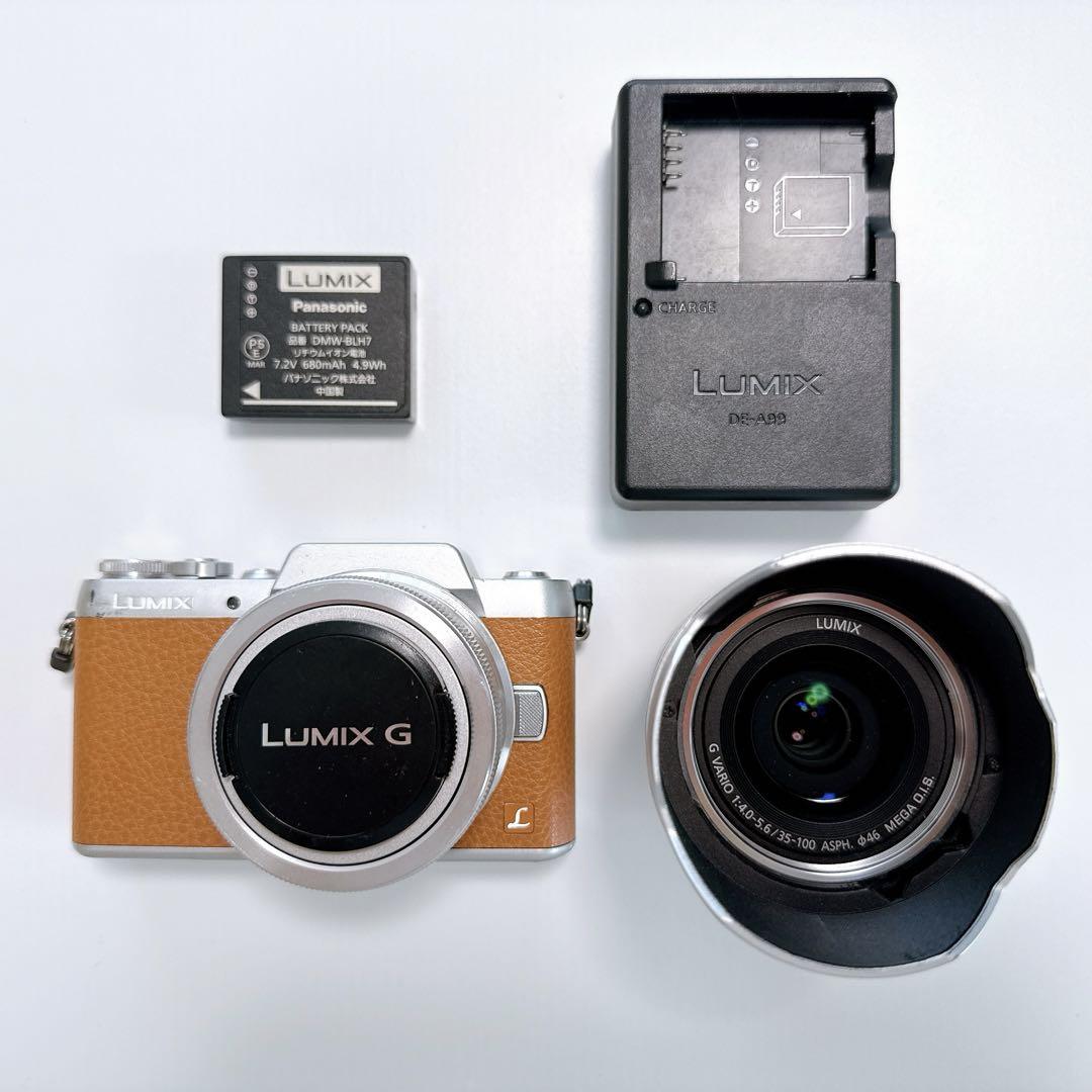 LUMIX GF7 オレンジ ダブルレンズセット Wi-Fi可
