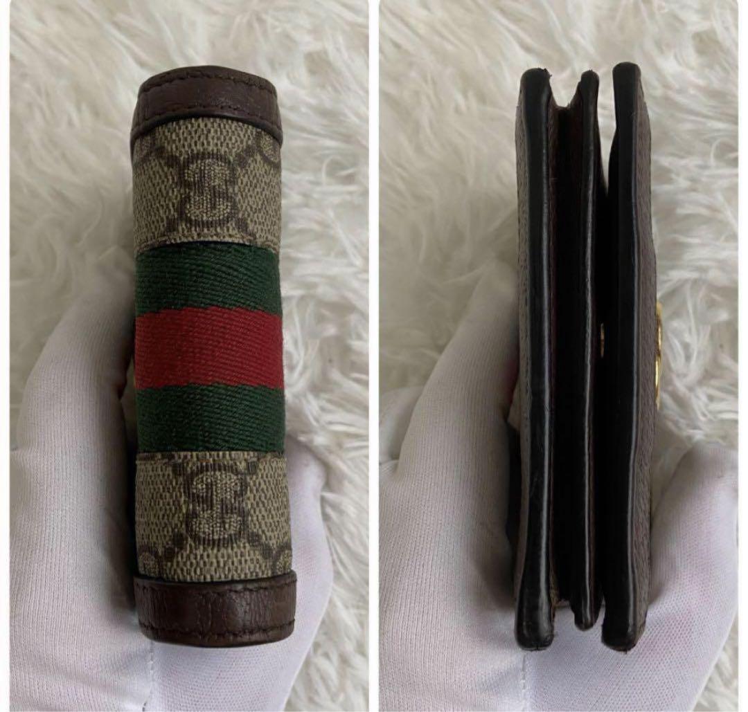 GUCCI 二つ折り財布 GGロゴ