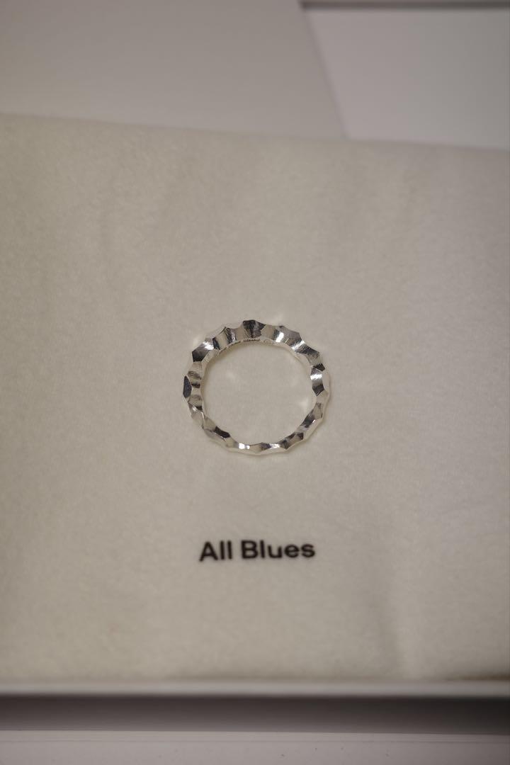 All Blues エマ愛用 スネークリングthin Carved SILVER