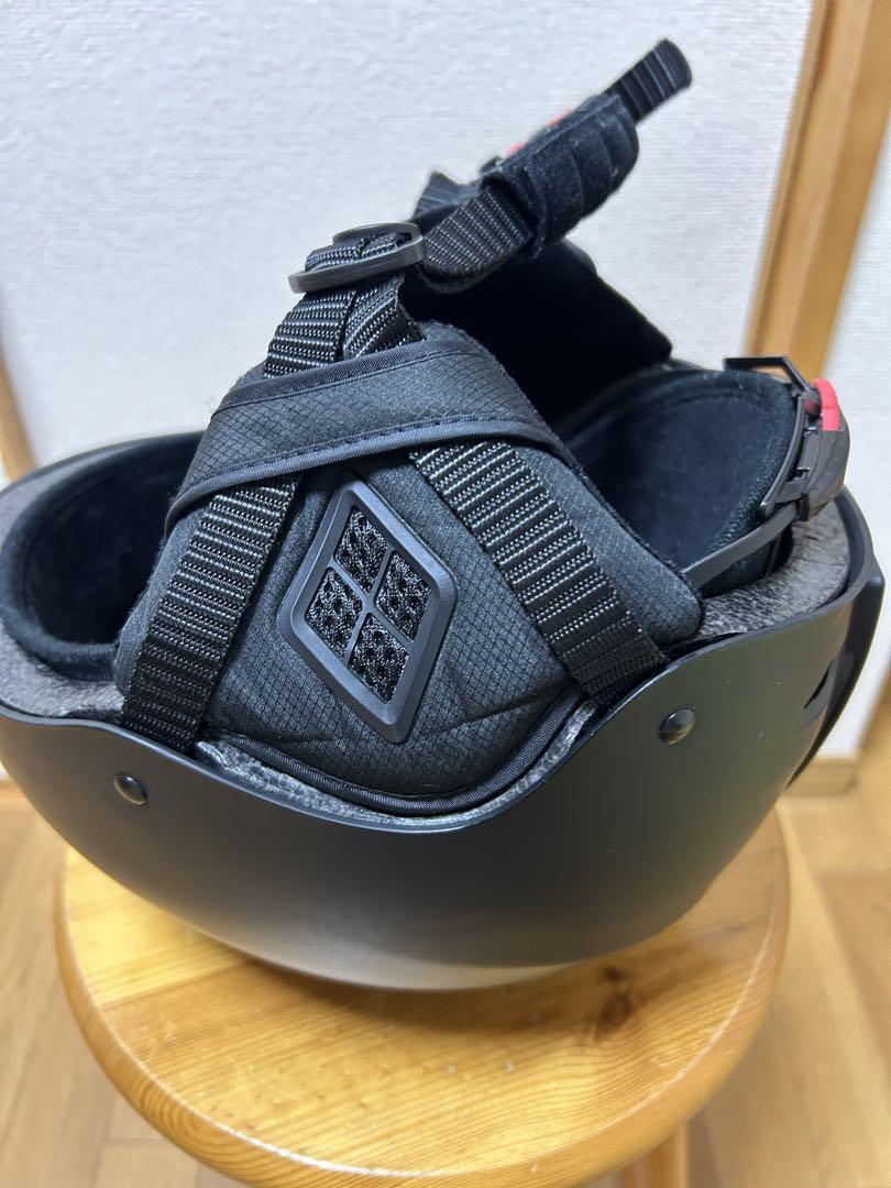 mont-bell マットブラック スキーヘルメット　M/L(58~61cm)