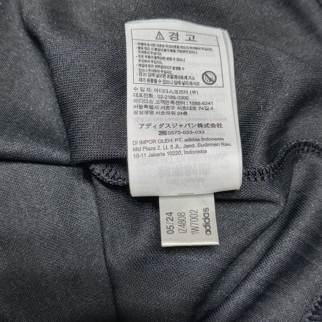 adidas ブラック ピケ PIQUE LS/IZ4808ゲームシャツ　XL