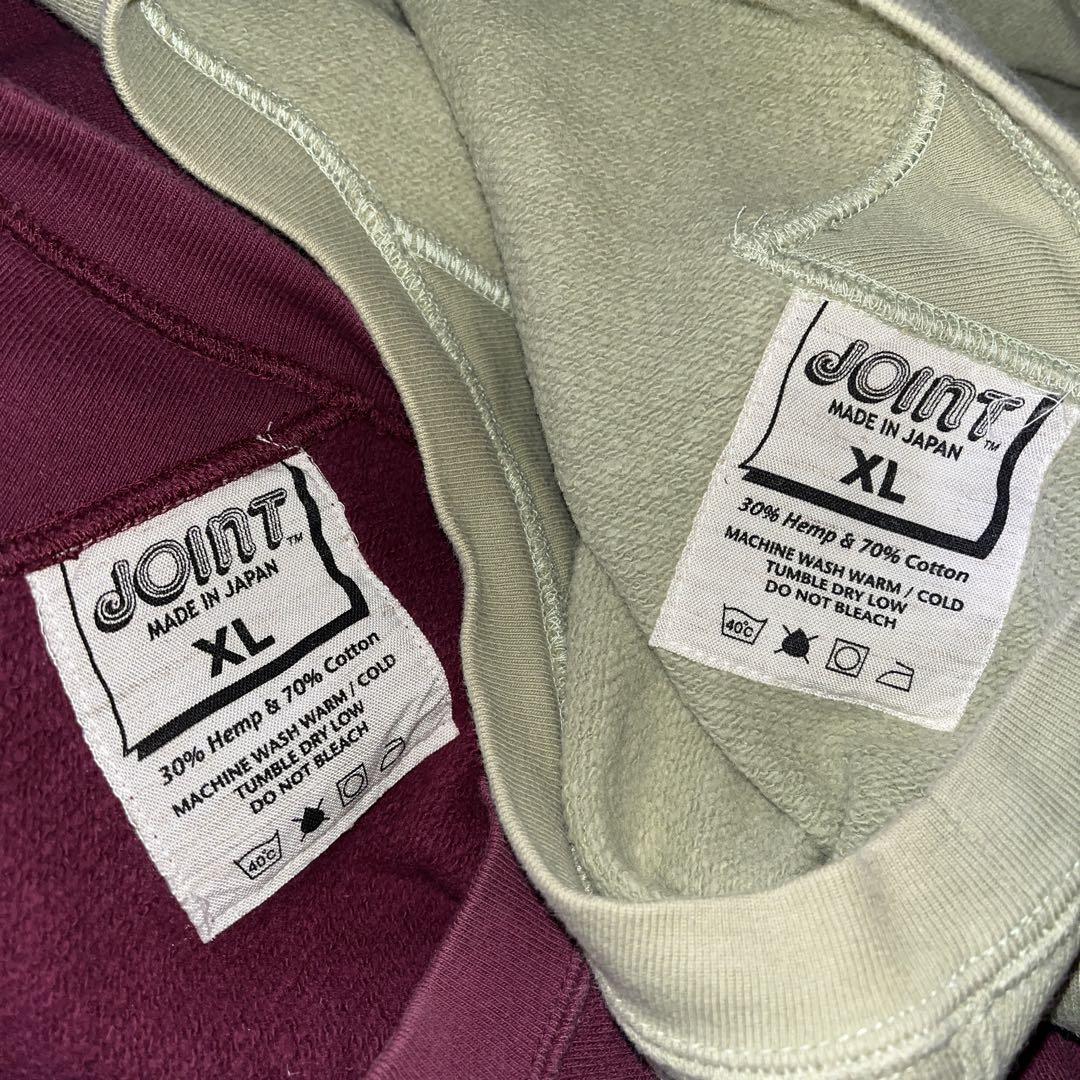 JOINT ジョイント スウェット トレーナー HEMP 日本製 XL 古着