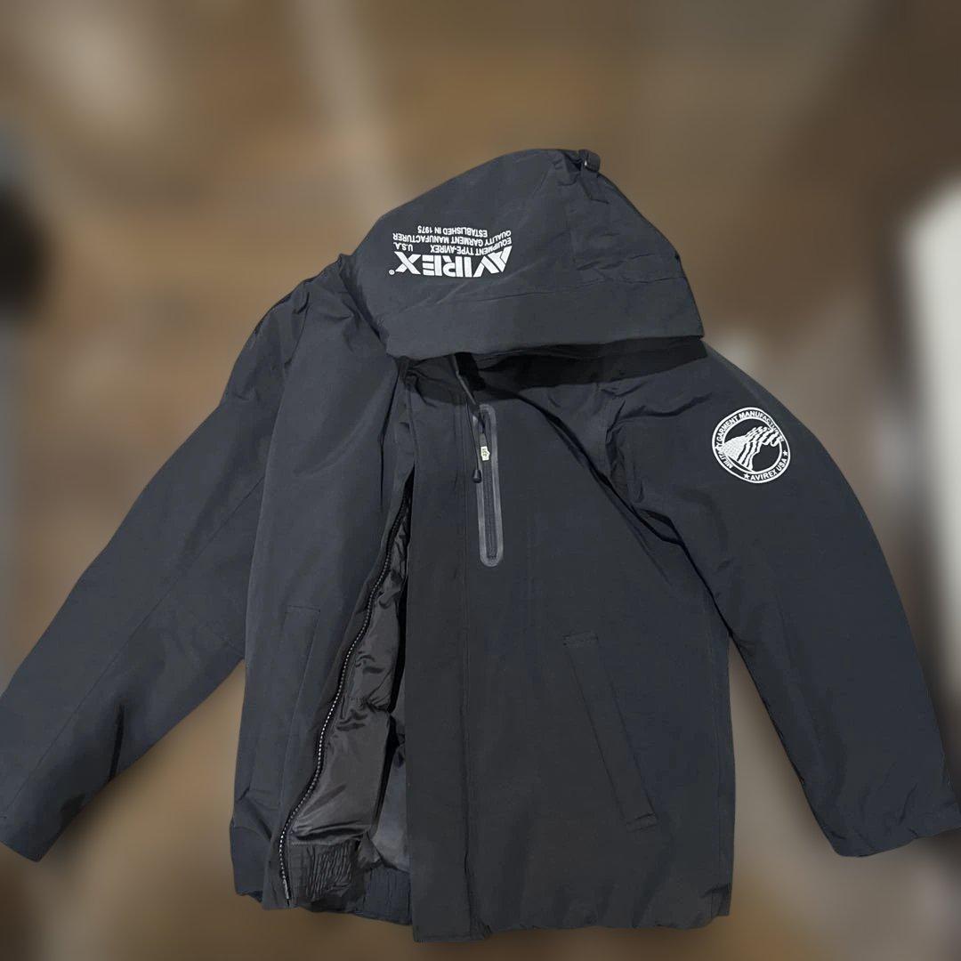 AVIREX ブラック ダウンジャケット