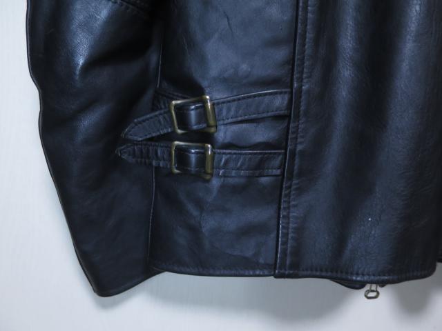 UNKNOWN シングル レザー ライダース ジャケット 34 程度